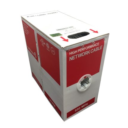 1000ft BC UTP Cable, 23 AWG, 550 MHZ, 4 twisted pair