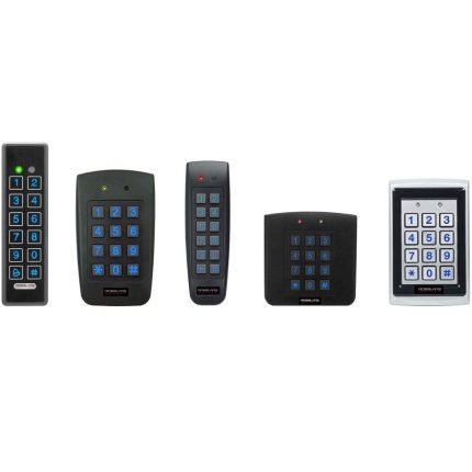 ULTRA-SLIM PIEZO MULLION BACKLIT GOPROX & PIN READER CONVERTIBLE BLACK