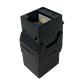 P-RJ4505KSC-BLACK Cat5e RJ45 Inline Keystone Coupler Female to Female-Black 20pcs/Pack
