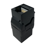 P-RJ4506KSC-BLACK CAT6 RJ45 black keystone Coupler