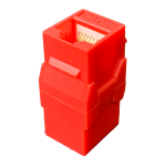 P-RJ4506KSC-R CAT6 RJ45 Keyst Couple， F to F