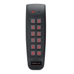 AYC-G54 PLASTIC MULL. PIN ONLY SECURED CTRL AND 26 BIT RDR BACKLIT