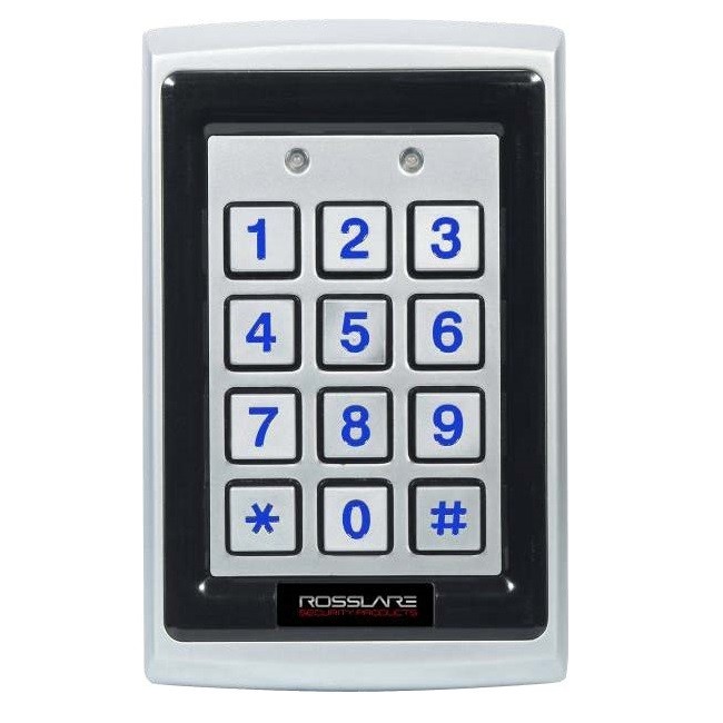 AYC-Q64B METAL PIN/PROX GANG BOX SECURED CTRL AND 26 BIT RDR BACKLIT