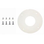 B1-2-W Big eyeball camera base for cable management size 4.75inch Plate