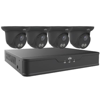 UNV 4+1 DL Kit 1TB HDD - Black Camera