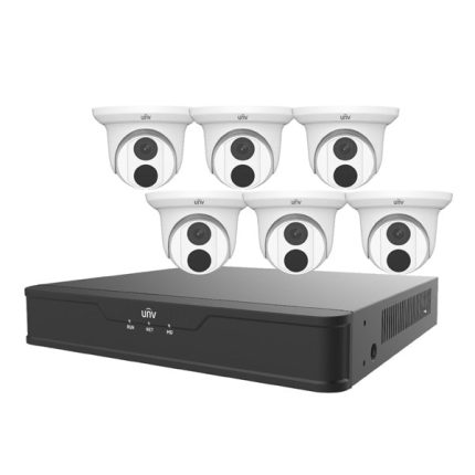 6x EC-T4F28M-V3 + 1x NVR301-08S3-P8 + 2TB HDD(Without 18M Network cables)