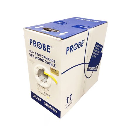 C6BC1000UL-CMR-YW Cat6 U/UTP 4 Pair Riser Network Cable | UL, CMR, 23AWG | Bare Copper | Yellow