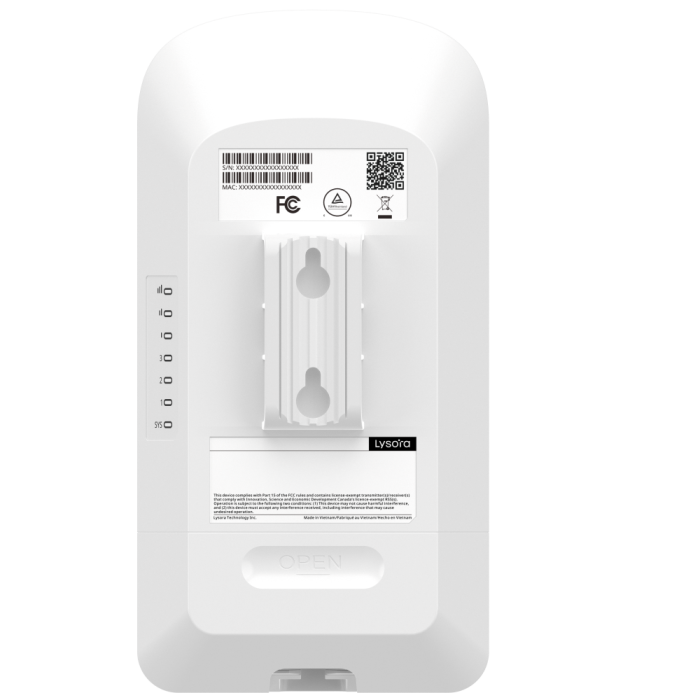 CPE3-P 5 GHz CPE with 13 dBi Built-in Antenna back1