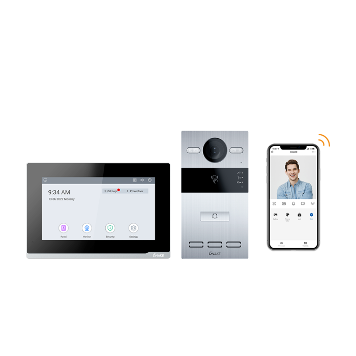 IPK03.png IPK03 PoE IP Intercom Kit with Remote Unlock and CCTV Integration