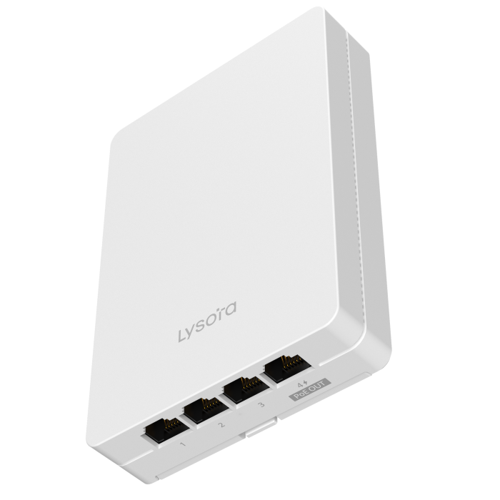 L7-W Wi-Fi 7 BE3600 Dual-Band Wall-Plate Access Point Angle2