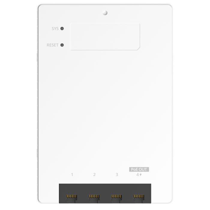 L7-W Wi-Fi 7 BE3600 Dual-Band Wall-Plate Access Point Front-angle