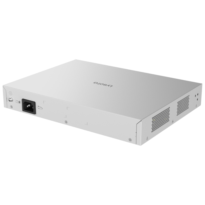 LCS-16GS-P 16-Port Cloud Managed PoE Switch with 250 W PoE Budget Angle3
