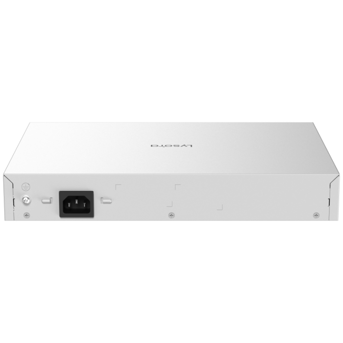 LCS-16GS-P 16-Port Cloud Managed PoE Switch with 250 W PoE Budget back1
