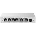 LCS-4GS-P 4-Port Cloud Managed PoE Switch with 54 W PoE Budget Front-angle1