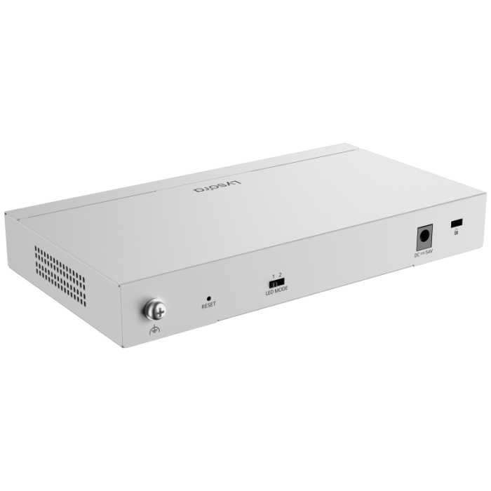 LCS-8GS-P 8-Port Cloud Managed PoE Switch with 120 W PoE Budget Angle4