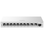 LCS-8GS-P 8-Port Cloud Managed PoE Switch with 120 W PoE Budget Front-angle