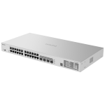 LS2-24GT4SFP-P 24-Port Layer 2 Managed PoE Switch with 370 W PoE Budget Angle1