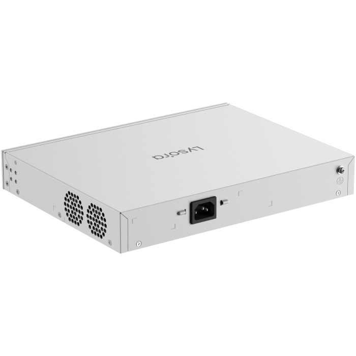 LS2P-8MG2XS-P 8-Port Layer 2 Managed PoE Switch with 125 W PoE Budget Angle4