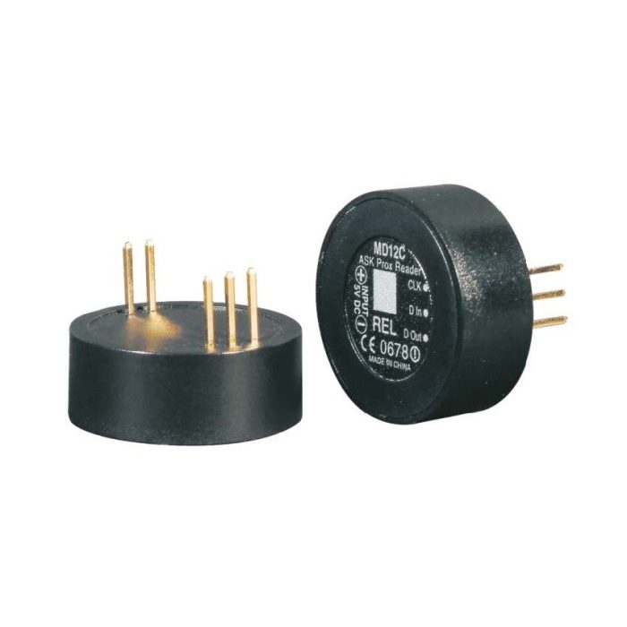 MD-12C-W.jpg MD-12C/W OEM Proximity Reader Module with Wiegand & Clock/Data Output