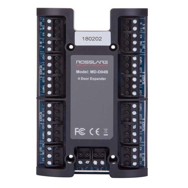 MD-D04B.jpg MD-D04B 4-Reader Expansion Module for AC-425x-B Networked Access Control Panels