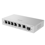 LCS-4GS-P 4-Port Cloud Managed PoE Switch with 54 W PoE Budget Angle1