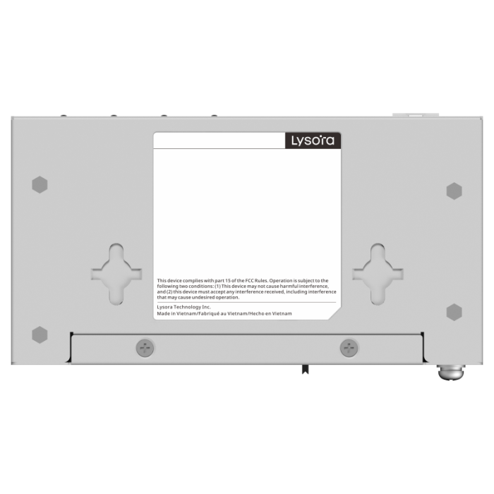 LCS-4GS-P 4-Port Cloud Managed PoE Switch with 54 W PoE Budget bottom