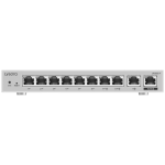 LR300G-P 10-Port Cloud Managed Router with 110 W PoE Budget Front-angle