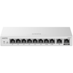 LR300G-P 10-Port Cloud Managed Router with 110 W PoE Budget Front-angle