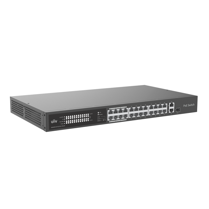NSW2020-24T1GT1GC-POE-IN-angle2 NSW2020-24T1GT1GC-POE-IN UNV Ethernet 24 Port 370W PoE Switch