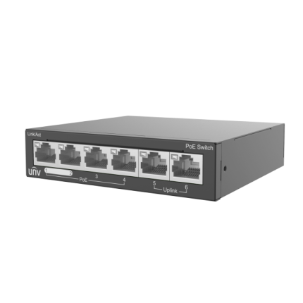 NSW2020-6T-POE-IN UNV Ethernet 4 Port 60W PoE Switch