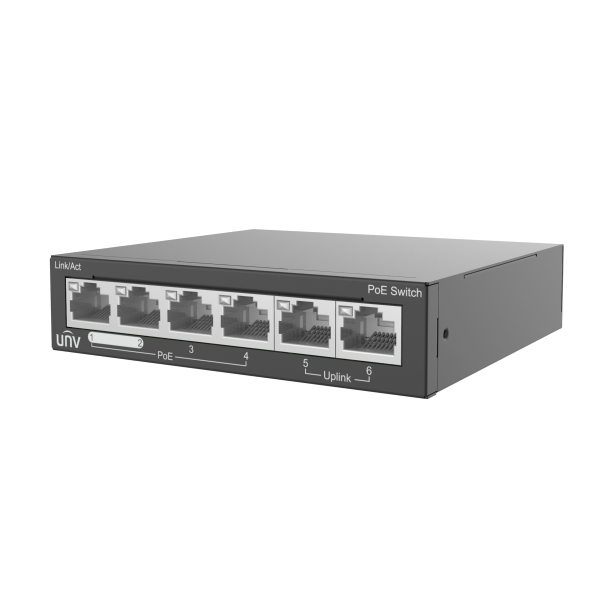 NSW2020-6T-POE-IN NSW2020-6T-POE-IN UNV Ethernet 4 Port 60W PoE Switch