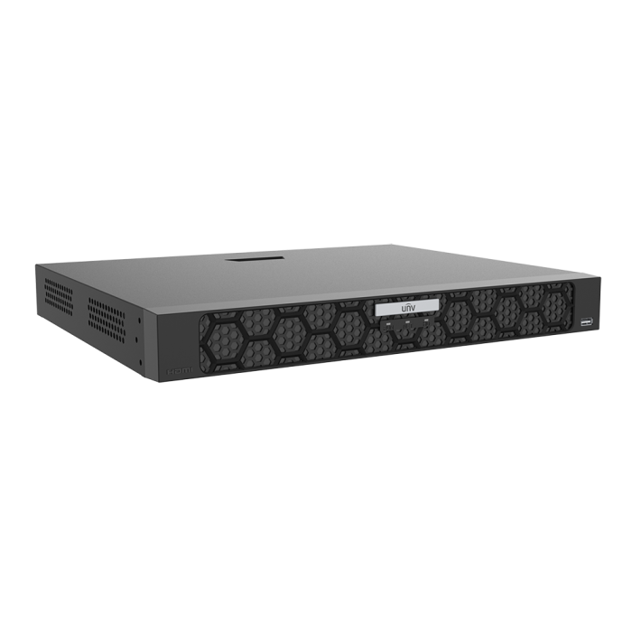 NVR502-B-Series-angle1 NVR502-16B 2 HDDs 16-ch 1U Network Video Recorder, NVR502-32B 2 HDDs 32-ch 1U Network Video Recorder