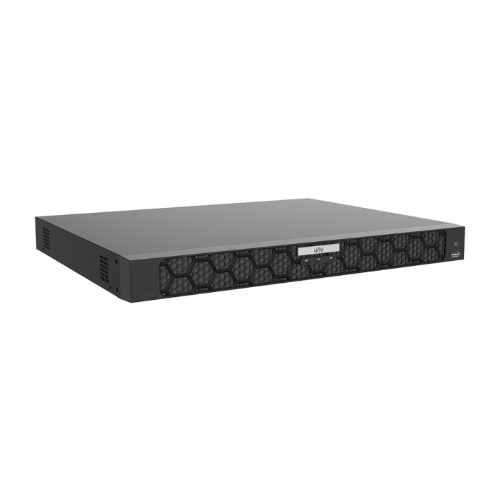 NVR504-16B-IQ-angle1 NVR504-32B-IQ 4 HDDs 32-ch 1U Network Video Recorder