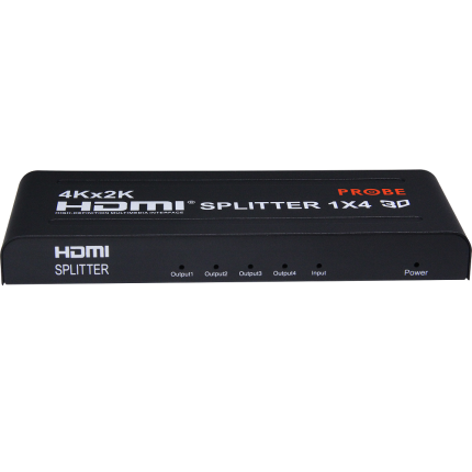 P-HDMI 1x4-4K HDMI 4K 1x4 Splitter Support HDMI 1.4b and 3D video format
