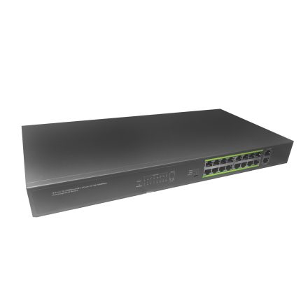 POE-SW16P-2G-150 16 Ports PoE switch with 2 Gigabit Uplink