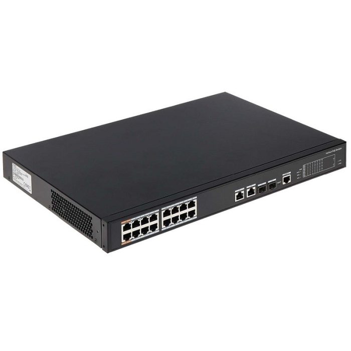 POE-SW16P-2G-240.jpg POE-SW16P-2G-240 16-Port PoE Switch Hi-PoE & Long Distance Transmission
