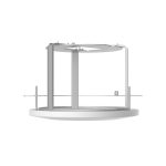 TR-FM200-IN Indoor PTZ Dome In-ceiling Mount