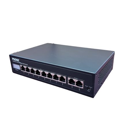POE-SW8P-2G-96 10-Port Fast Ethernet PoE Switch with 8 PoE Ports